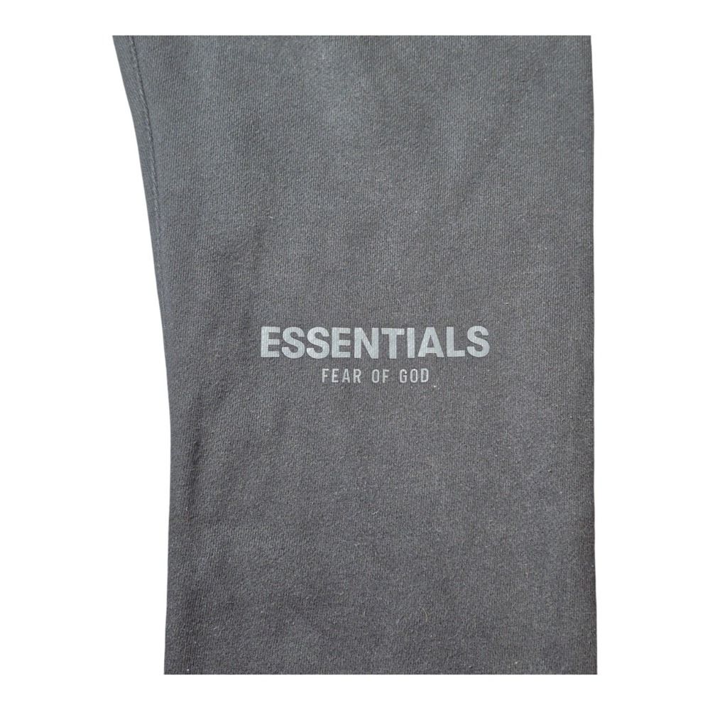 Essentials Fear Of God Men's Small Black‎ Fleece Jogger Sweatpants Logo - Picture 4 of 8
